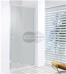 PORTA DOCCIA SCORREVOLE SLIM 140 CRISTALLO 6mm CREPE'