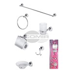 KIT ACCESSORI BAGNO SERIE NOVA 6 PZ KIT ACCESSORI BAGNO SERIE NOVA 6 PZ