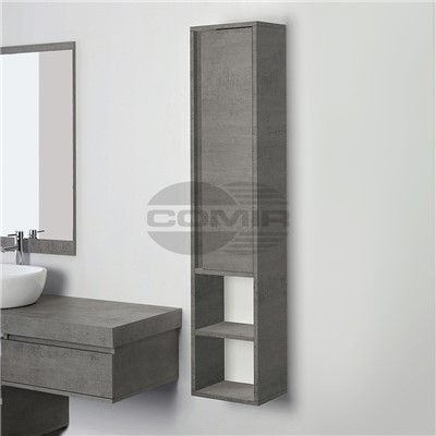 SEMICOLONNA SHELF 30 CEMENTO