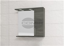 SPECCHIERA LED 1 ANTA ROVERE SCURO SPECCHIERA LED 1 ANTA ROVERE SCURO