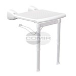 SEDILE DA MURO RIBALTABILE CON GAMBE SEDILE DA MURO RIBALTABILE CON GAMBE