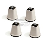 KIT SUPPORTI A PAVIMENTO PVC AVORIO KIT SUPPORTI A PAVIMENTO PVC AVORIO