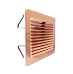 GRIGLIA D'AERAZIONE C/MOLLA IN RAME 228x228 GRIGLIA D'AERAZIONE C/MOLLA IN RAME 228x228