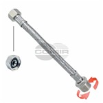 FLEX INOX M1/2xF3/8 CM30 M/GIREVOLE FLEX INOX M1/2xF3/8 CM30 M/GIREVOLE
