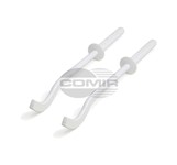MENSOLE PER RADIATORI ALLUMINIO PIATTA 9X170mm BIANCHE