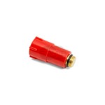 TAPPO DI COLLAUDO ROSSO FILETTO OTTONE 1/2 TAPPO DI COLLAUDO ROSSO FILETTO OTTONE 1/2