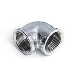 GOMITO OTTONE CROMATO FF 1/2 GOMITO OTTONE CROMATO FF 1/2
