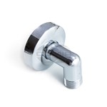 GOMITO OTTONE CROMATO MM 1/2 ROSONE INOX ALTO GOMITO OTTONE CROMATO MM 1/2 ROSONE INOX ALTO
