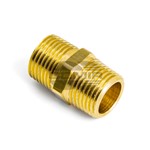 VITE DOPPIA OTTONE GIALLO 1/8 ISO-7