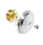 TAPPO MASCHIO OTTONE 1/2 CON ROSONE TAPPO MASCHIO OTTONE 1/2 CON ROSONE