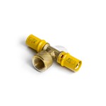 TEE FEMMINA 16x1/2x16 A PRESSARE GAS TEE FEMMINA 16x1/2x16 A PRESSARE GAS