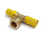 TEE FEMMINA 20x3/4x20 A PRESSARE GAS TEE FEMMINA 20x3/4x20 A PRESSARE GAS