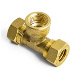 TEE FEMMINA 1/2x12 TENUTA O-RING TEE FEMMINA 1/2x12 TENUTA O-RING