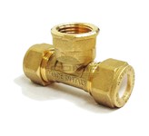 TEE FEMMINA 16x1/2x16 OGIVA TEFLON TEE FEMMINA 16x1/2x16 OGIVA TEFLON