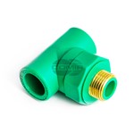 TEE PP-R FILETTATO MASCHIO 25x3/4x25 TEE PP-R FILETTATO MASCHIO 25x3/4x25