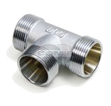 RACCORDO TEE CROMATO FAR 3 MONOCONI M 24x19 RACCORDO TEE CROMATO FAR 3 MONOCONI M 24x19