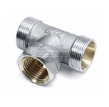 RACCORDO TEE CROMATO FAR 2 MONOCONI M 24x19 X F1/2