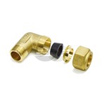 GOMITO GIALLO CON KIT GOMMA M1/2x18 GOMITO GIALLO CON KIT GOMMA M1/2x18