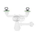 SIFONE MOPLEN DUE VIE PILETTA GR/PVC SIFONE MOPLEN DUE VIE PILETTA GR/PVC