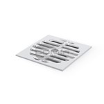 GRIGLIA INOX CROMO PER GO-GO 10x10