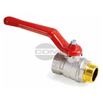 VALVOLA SFERA LEVA ROSSA MF 1"1/4 VALVOLA SFERA LEVA ROSSA MF 1"1/4