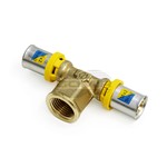 TEE FEMMINA 26x3/4x26 A PRESSARE G.F TEE FEMMINA 26x3/4x26 A PRESSARE G.F