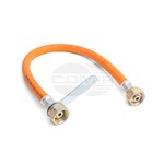 FLESSIBILE GAS ORANGE C/CHIAVE 40cm FLESSIBILE GAS ORANGE C/CHIAVE 40cm