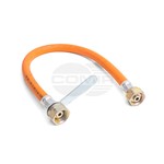 FLESSIBILE GAS ORANGE C/CHIAVE 40cm