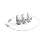 KIT CLIPS DI FISSAGGIO PER DIFFUSORE CIRCOLARE CONI REGOLABILI 100-160