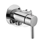 SUPPORTO MISCELATORE INTEGRATO TONDO OTTONE CROMATO SUPPORTO MISCELATORE INTEGRATO TONDO OTTONE CROMATO