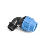 GOMITO PLASTICA M1"1/2x50 TUBO PE100 GOMITO PLASTICA M1"1/2x50 TUBO PE100