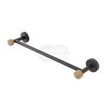 P/ASCIUGAMANI 40CM NERO LINEA HAITI P/ASCIUGAMANI 40CM NERO LINEA HAITI
