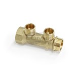COLLETTORE LINEARE MF 1'' A 2 VIE USCITA 3/4 COLLETTORE LINEARE MF 1'' A 2 VIE USCITA 3/4